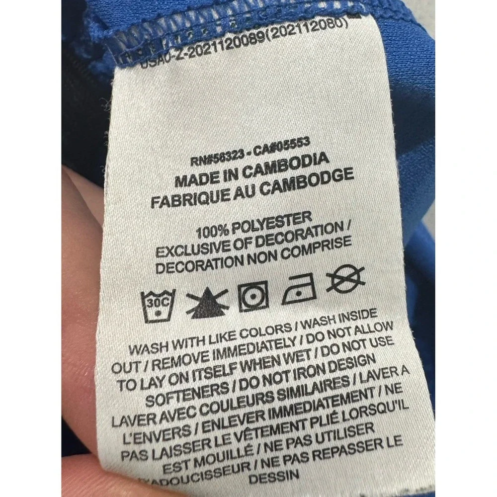 Nike Mens Small Blue Dri-FIT Athletic Gym Training Shorts AJ3914-480